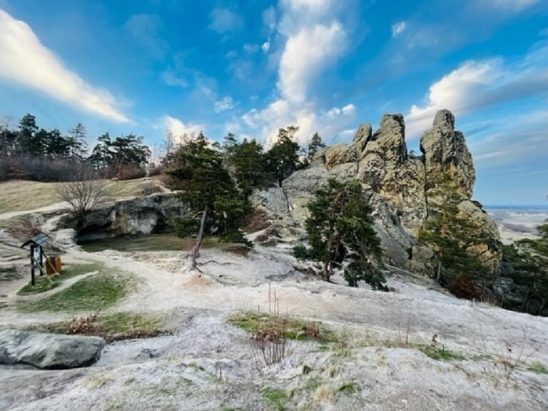 Felslandschaft im Harz bei schönem Wetter